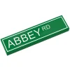 The Brick Show Shop Abbey Road Street Sign made with LEGO part (1x4 Tile) - B3 Customs