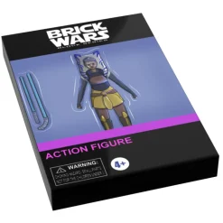 The Brick Show Shop Ahsoka Action Figure (Blox Series) Tile (2x3) made from LEGO parts