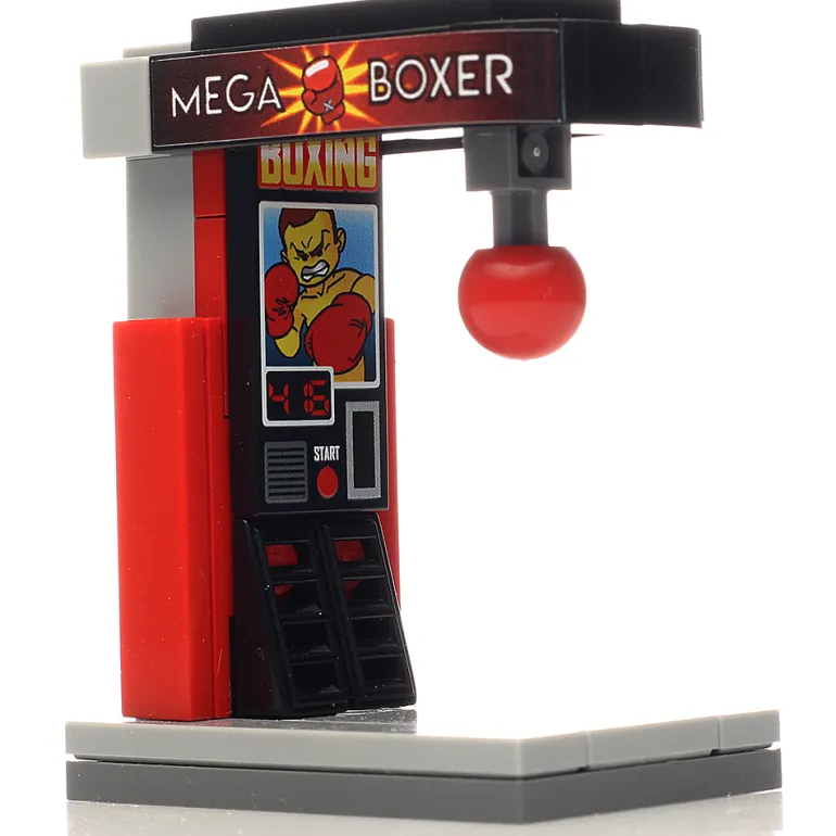 The Brick Show Shop Arcade Boxing Game Machine made using LEGO Parts - B3 Customs