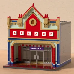 The Brick Show Shop Arcade Modular Building - Custom MOC
