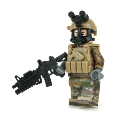 The Brick Show Shop Army OCP Chemical Warfare - Custom LEGO Military Minifigure