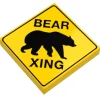 The Brick Show Shop B3 Customs® Bear Xing Sign using LEGO bricks