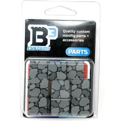 The Brick Show Shop B3 Customs® Cobblestone Tile Part Pack (20 Tiles) - made with LEGO bricks