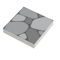The Brick Show Shop B3 Customs® Cobblestone Tile Part Pack (20 Tiles) - made with LEGO bricks