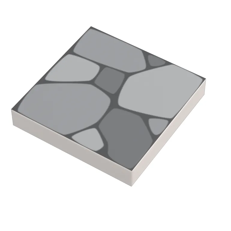 The Brick Show Shop B3 Customs® Cobblestone Tile Part Pack (20 Tiles) - made with LEGO bricks