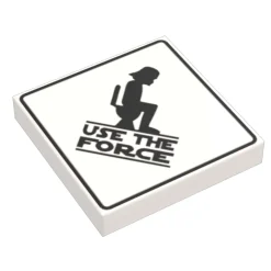 The Brick Show Shop B3 Customs® Mandalorian Xing Sign using LEGO bricks