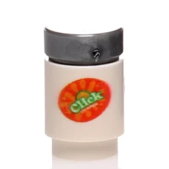 The Brick Show Shop B3 Customs® Printed Click Orange Soda Can made using real LEGO