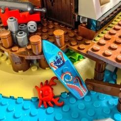 The Brick Show Shop B3 Customs® Printed Kraken Surfboard made from LEGO® bricks