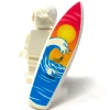 The Brick Show Shop B3 Customs® Printed Sunset Wave Surfboard made from LEGO® bricks