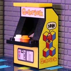 The Brick Show Shop B3 Customs Q*Brick Arcade Machine made from LEGO parts
