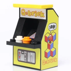 The Brick Show Shop B3 Customs Q*Brick Arcade Machine made from LEGO parts