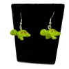The Brick Show Shop B3 Customs® Turtle Earrings made from LEGO Bricks
