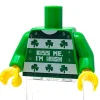 The Brick Show Shop B3 Customs® Ugly Green St. Patrick's Day Kiss Me I'm Irish Sweater Pri