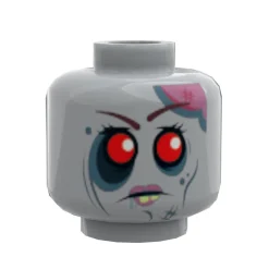 The Brick Show Shop B3 Customs® Zombie #2 Minifig Head