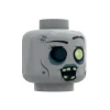 The Brick Show Shop B3 Customs® Zombie #1 Minifig Head