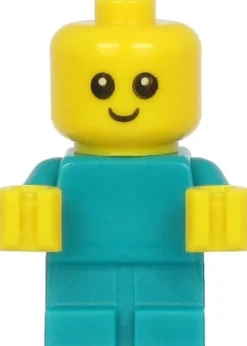 The Brick Show Shop Baby (Turquoise Clothing) - Official LEGO® Part / Minifigure