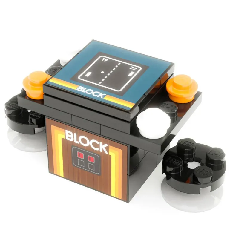 The Brick Show Shop Block (Cocktail Style) Arcade Machine made using LEGO parts - B3 Custo