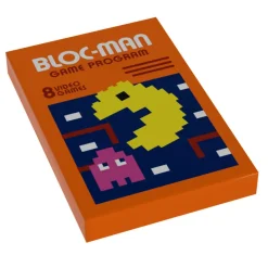 The Brick Show Shop Bloc-Man Video Game Cover (2x3 Tile) - B3 Customs made using LEGO bricks