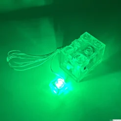 The Brick Show Shop Blue Light-Up 2x3 Brick (Blue Light) - Compatible w/ LEGO