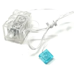 The Brick Show Shop Blue Light-Up 2x3 Brick (Blue Light) - Compatible w/ LEGO