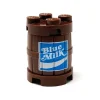 The Brick Show Shop Blue Milk Barrel / Keg made from LEGO parts - B3 Customs