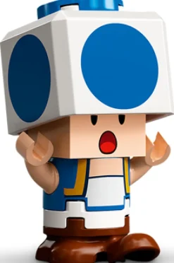 The Brick Show Shop Blue Toad (Surprised) - LEGO Super Mario Minifigure (2021)