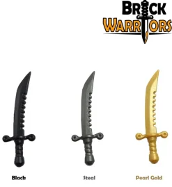 The Brick Show Shop Breaker Sword - LEGO Minifigure Compatible (Brick Warriors)