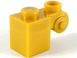 The Brick Show Shop Brick, Modified 1 x 1 with Scroll with Hollow Stud- Official LEGO® Par