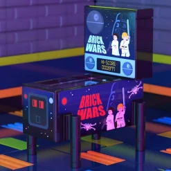 The Brick Show Shop Brick Wars - B3 Customs Pinball Arcade Machine Building Set made using