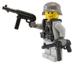 The Brick Show Shop BrickArms ® MP40 V3 Stowed WW2 German Sub Machine Gun