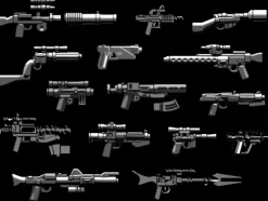 The Brick Show Shop BrickArms Blasters Stellar V2 Minifigure Weapons Pack