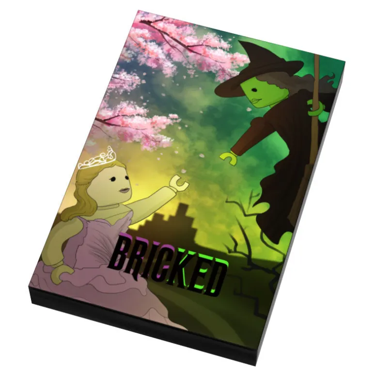 The Brick Show Shop Bricked Witch Movie Cover (2x3 Tile) - B3 Customs using LEGO parts