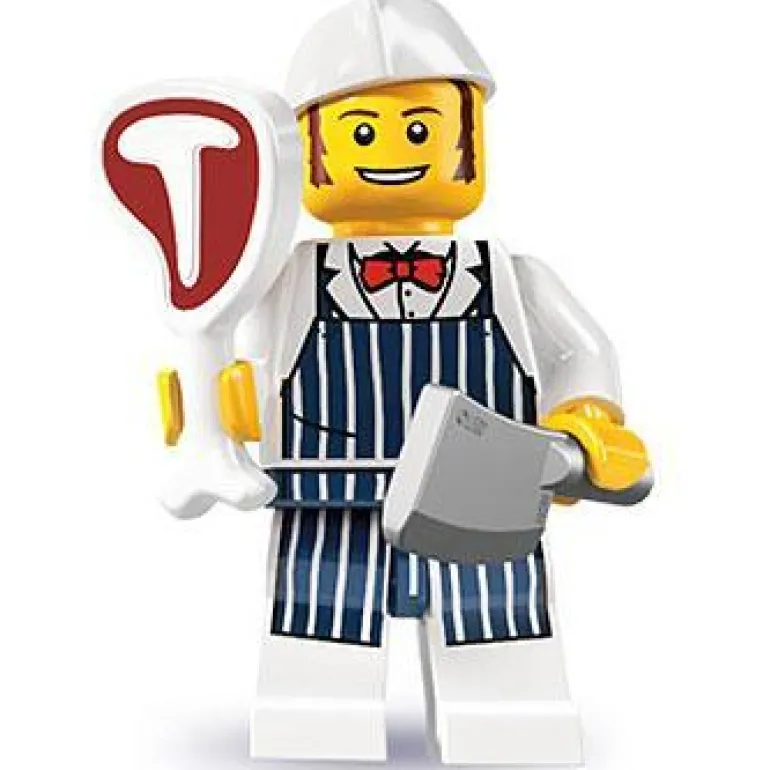 The Brick Show Shop Butcher - LEGO Series 6 Collectible Minifigure (2012)
