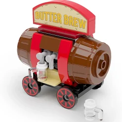 The Brick Show Shop Butter Brew Vending Cart made using LEGO parts - B3 Customs