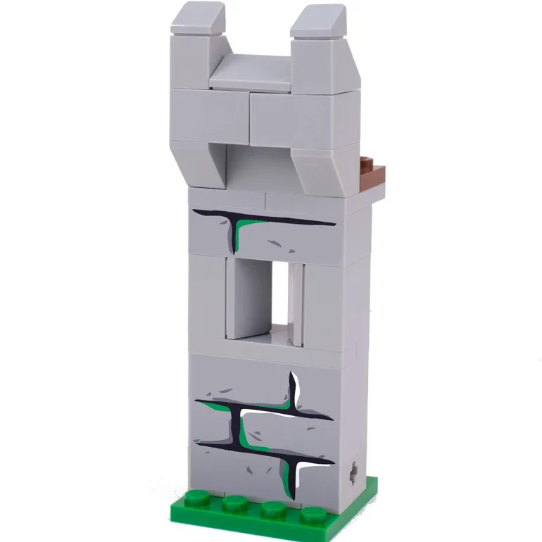 The Brick Show Shop Castle Wall - Custom Castle Modular Building Set