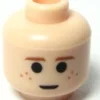 The Brick Show Shop Child Brown Eyebrows and Freckles, Large Pupils Pattern - Official LEG