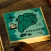 The Brick Show Shop City of Atlantis Treasure Map (2x2 Tile) made using LEGO part - B3 Cus