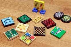 The Brick Show Shop Classic Board Games Pack made using LEGO parts - B3 Customs