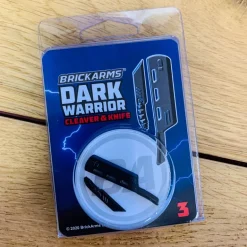 The Brick Show Shop Cleaver & Knife, Dark Warrior Pack - BrickArms