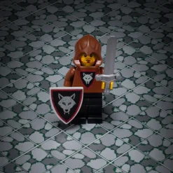 The Brick Show Shop Cobblestone Flooring (Plant Overgrowth) - Custom Printed 2x2 Tile