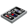 The Brick Show Shop Control Panel #2 for Star Wars/Space (2x3 Tile) - B3 Customs using LEG