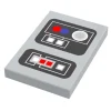 The Brick Show Shop Control Panel #1 for Star Wars/Space (2x3 Tile) - B3 Customs using LEG