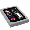 The Brick Show Shop Control Panel #3 for Star Wars/Space (2x3 Tile) - B3 Customs using LEG