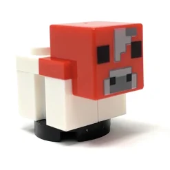 The Brick Show Shop Cow (Baby, Mooshroom) - LEGO Minecraft Minifigure (2017)