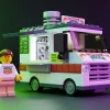 The Brick Show Shop Cowabunga Pizza - B3 Customs® Food Truck w/ Minifigure