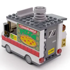 The Brick Show Shop Cowabunga Pizza - B3 Customs® Food Truck w/ Minifigure