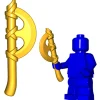 The Brick Show Shop Crescent Axe, Brick Warriors - LEGO Compatible