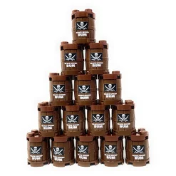 The Brick Show Shop Custom Black Spiced Rum Barrel / Keg made using LEGO part - B3 Customs