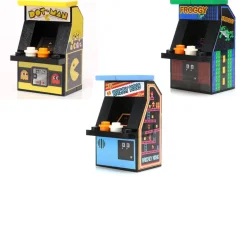 The Brick Show Shop Custom Classic 3 Arcade Collection made using LEGO parts - B3 Customs