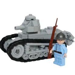 The Brick Show Shop Custom FT17 WWI Light Tank made using LEGO parts - Bricks at War